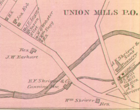 Union Mills in 1877