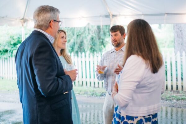 Social Hour at the 225th anniversary celebration.