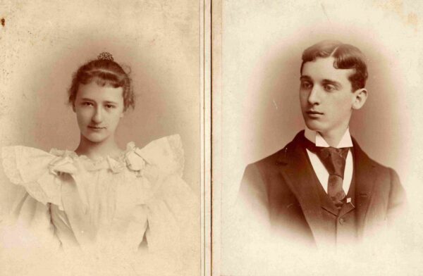 Winifred Shriver and Harry M.J. Klein circa 1893