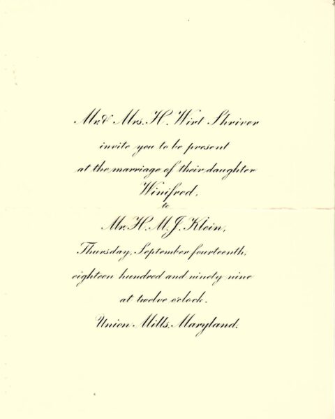 Wedding Invitation