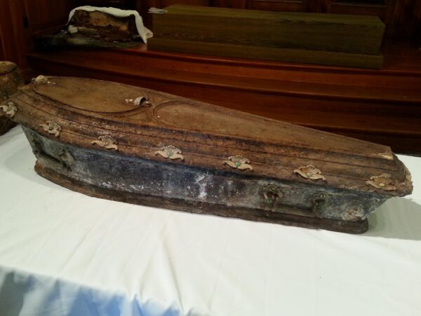 Iron casket from the Causten Vault