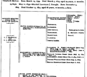 Family Record 11-1 Shriver Green Book Genealogical Records