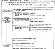 Family Record 13-1 Shriver Green Book Genealogical Records